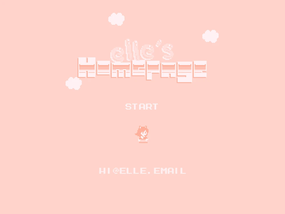 screenshot of ellesho.me